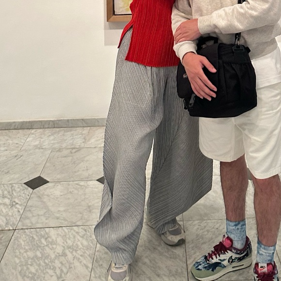 ISSEY MIYAKE PLEATS PLEASE PLISSE STRIPED PANT - Picture 12 of 13